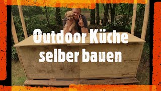 Außenküche Küchenzeile selber bauen  Selfmadekanal [upl. by Melisse348]