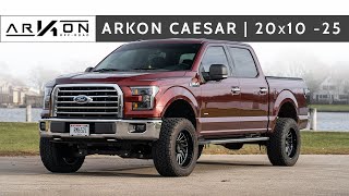 ARKON Caesar 20x10 25  2015 Ford F150 [upl. by Ellezig]