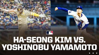 HaSeong Kim goes YARD off of Yoshinobu Yamamoto [upl. by Clea]