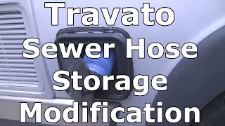 Travato Sewer Hose Storage Modification [upl. by Karyn]