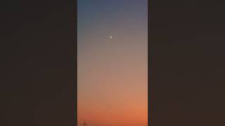 Actually its Venus with Moon ytshort moon [upl. by Caputo154]