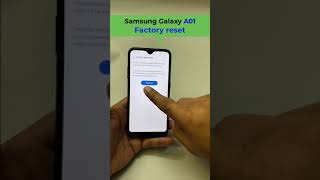 A011 How to “Factory reset  Hard reset” a Samsung Galaxy A01 samsunggalaxy smartphone [upl. by Rasecoiluj]