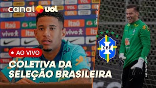 🔴 SELEÇÃO BRASILEIRA AO VIVO EDERSON E SAVINHO DÃO ENTREVISTA ANTES DE AMISTOSO CONTRA A COLÔMBIA [upl. by Olga]