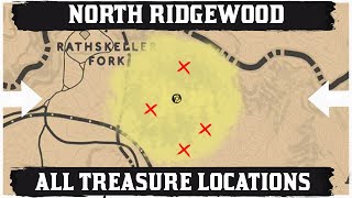 ALL North Ridgewood Treasure Map Location [upl. by Nauqes]