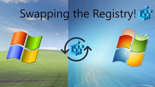 Swapping Windows 7s registry with Windows XPs registry [upl. by Zeus364]