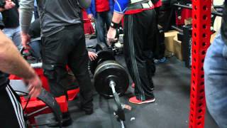 Andrew Durniat 633 single hand deadlift [upl. by Gerdi]