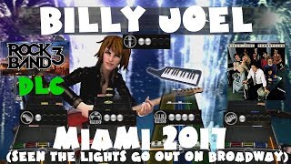 Keys Billy Joel  Miami 2017 Seen the Lights Go Out on Broadway  Rock Band 3 DLC March22nd2011 [upl. by Airahs]