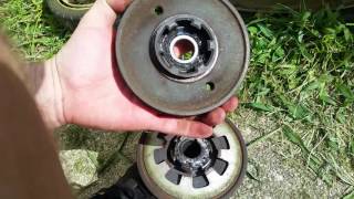 Honda HRM 215 fix Weak blade clutch BYPASS attempt PT 1 [upl. by Yemerej]