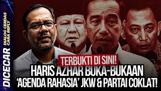 TERBUKTI DI SINI HARIS AZHAR BUKABUKAAN AGENDA RAHASIA JKW amp PARTAI COKLAT [upl. by Alurta]