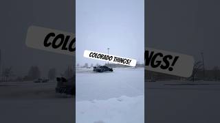 Evo 9 Does CYCLONES 🌪️ evo9 colorado snowday snowdrifting [upl. by Joete]