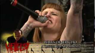 Walls Of Jericho  A Trigger Full Of Promises at Hellfest 2010 [upl. by Rufena21]