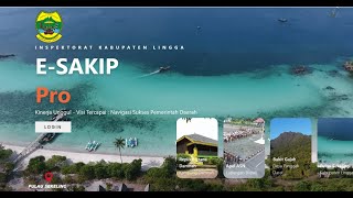 Tutorial ESAKIP Pro Kabupaten Lingga [upl. by Babs]