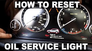 How to Reset Oil Service Indicator Light  2015 BMW X3  DIY [upl. by Nivlem877]