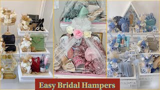 WEDDING How to Make Hamper boxes at Home  Bridal Hampers packing [upl. by Aremahs854]