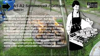 A1A2 Lesen und Hören Sommerzeit Grillzeit S 01 [upl. by Pollak302]