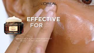 LOréal Paris Midnight Cream  Skin Looks Firmer  Wrinkles are Visibly Smoothed [upl. by Schreib]