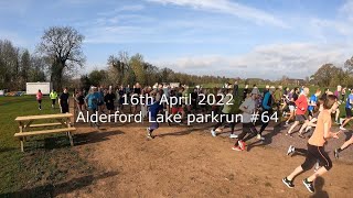 Alderford Lake parkrun 64  April 16th 2022 fast [upl. by Sherurd]