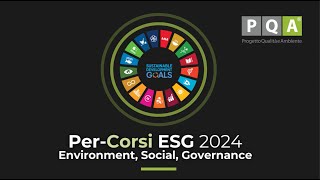 Ciclo eventi formativi ESG 2024 “PerCorsi di Sostenibilità” [upl. by Nenad]