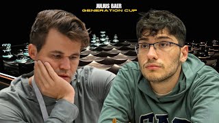 GRANDFINAL Alireza Firouzja vs Magnus Carlsen  Julius Baer Generation CUP [upl. by Zachar]