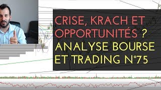 CRISE KRACH mais Opportunités  ANALYSE BOURSE et TRADING 75 [upl. by Yrak]