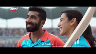 Volini Maxx Bumrah VS Smriti 15s Hindi With Subtitle [upl. by Nehgaem]