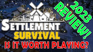 Settlement Survival  2023 Game Review [upl. by Martie]