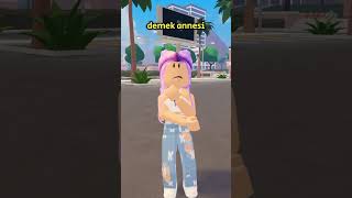 ANNESİ YÜZÜNDEN BANA KÖTÜ DAVRANDI roblox brookhavenrp viral trend shorts viralvideos [upl. by Auos753]