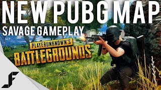 NEW PUBG MAP  Savage Gameplay  Playerunknowns Battlegrounds [upl. by Nivre766]