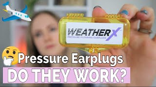 MIGRAINEX EAR PLUGS WeatherX Earplugs for Airplanes Migraine amp Barometric Pressure Headache Relief [upl. by Risay27]