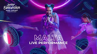 Gaia Gambuzza  Diamonds In The Skies  LIVE  Malta 🇲🇹  Junior Eurovision 2022 [upl. by David808]