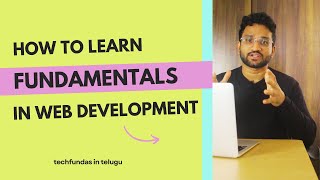 How to Learn Fundamentals in Web development [upl. by Auqinot]