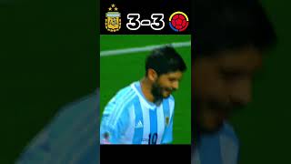 Argentina 🇦🇷 vs Colombia 🇨🇴🥶🔥 Penalty shootout  Copa America 2015 shorts football youtube [upl. by Ellary501]