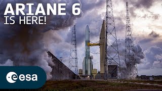 Ariane 6 arrives at Europe’s Spaceport [upl. by Iruj924]