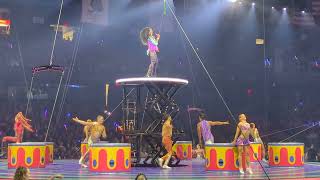 Triangular Highwire amp Double Wheel of Death at Ringling Brothers 1152023 at 11 am Allstate Arena [upl. by Ellen7]