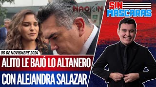 SinMáscaras  Ale Salazar ENCARA a Alito Moreno en el SENADO de la REPÚBLICA [upl. by Amrak333]