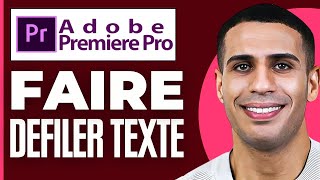 Comment Faire Defiler Un Texte Sur Premiere Pro  2024 [upl. by Neelie170]