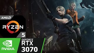 RESIDENT EVIL 4 REMAKE PC RYZEN 5 5600G RTX 3070 16 GB RAM [upl. by Soiritos530]