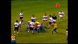 Résumé Toulouse  Montferrand 1994 Finale championnat de France de Rugby [upl. by Nura229]