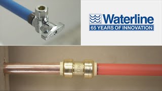 How to install a PEX supply stop valve [upl. by Norehs]