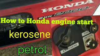 How to Honda generator engine start [upl. by Anoi642]