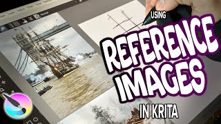 KRITA  Using reference images [upl. by Moriah152]