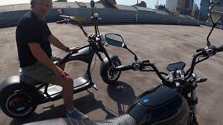 FIRST RIDE Stirling Eco  Electric Scooter  Electric Motorbike [upl. by Akemhs]