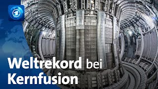 Kernfusion EUExperiment erzielt Energierekord [upl. by Nylde372]