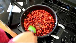 Homemade Cranberry Sauce [upl. by Ytiak]