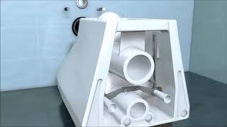 DURAVIT  Wand WC Installation [upl. by Charita]