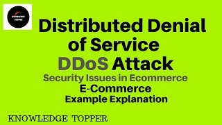 Distribute Denial of Service DDoS Attack By Knowledge Topper UrduHindi [upl. by Voletta]