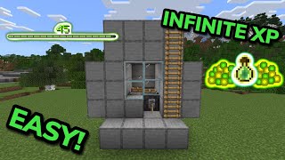 BEST SIMPLE 121 XP FARM TUTORIAL in Minecraft Bedrock MCPEXboxPSSwitchPC [upl. by Waki240]