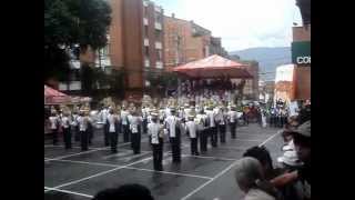 Banda musico marcial Eduardo Uribe Botero Feria De Flores 2012 [upl. by Fayre]