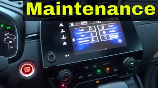 How To Reset Maintenance Light Honda CRVReset Oil LifeTutorial [upl. by Gayn]