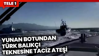 Türk Teknesine Taciz Ateşi Açan Yunan Botu Sahil Güvenliği Görünce Böyle Kaçtı İşte O Görüntüler [upl. by Say]